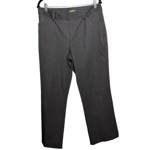 Eddie Bauer Blakely Fit Bootcut Charcoal Gray Pockets Womens Size 12